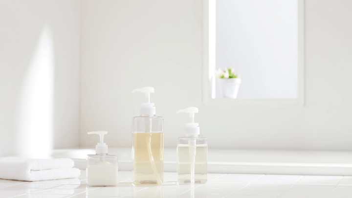 Genomskinliga pumpbehållare från Muji