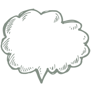 Pratbubbla smpl dark green